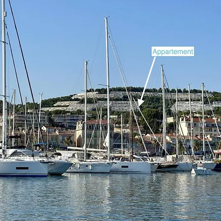 Superbe T2 44M2 - Grande Terrasse Vue Mer Panoramique Exceptionnelle Piscine - Parking Bandol Exterior photo