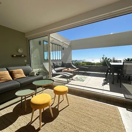 Superbe T2 44M2 - Grande Terrasse Vue Mer Panoramique Exceptionnelle Piscine - Parking Bandol Exterior photo