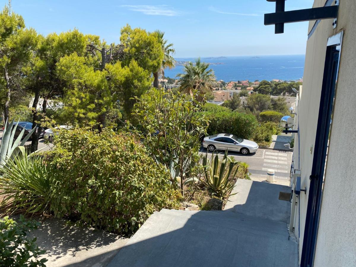 Les Katikias 2 Pièces Terrasse Vue Appartamento Bandol