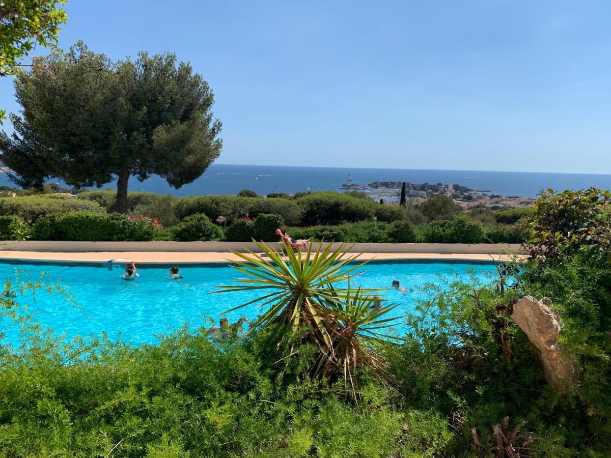 Superbe T2 44m2 - Grande Terrasse Vue Panoramique Exceptionnelle Piscine - Parking Bandol