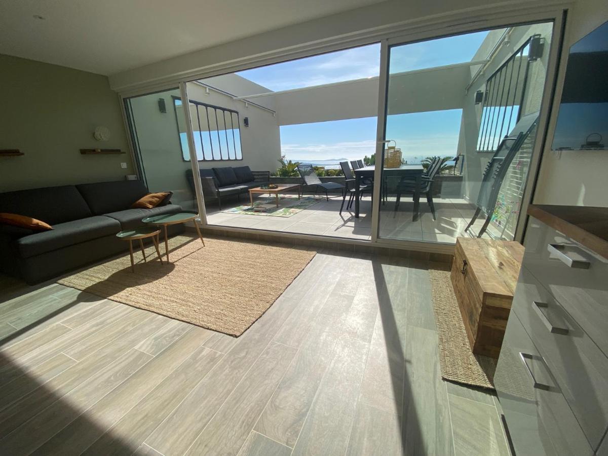 Superbe T2 44m2 - Grande Terrasse Vue Panoramique Exceptionnelle Piscine - Parking